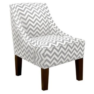 Skyline Furniture Swoop Armchair 72 1ZGZG Color Ash / White