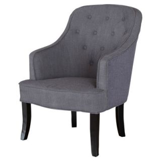 Home Loft Concept Hoboken Chamois Fabric Chair NFN2142 Color Dark Grey / Esp