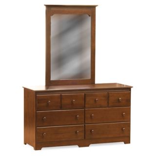 Atlantic Furniture Windsor 6 Drawer Dresser with Mirror AC696520 Finish Anti