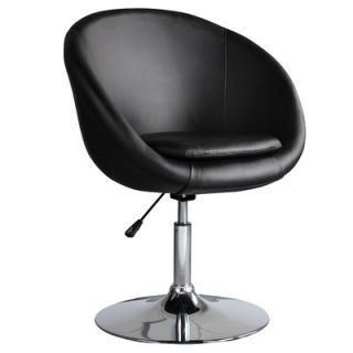 International Design Barrel Adjustable Swivel Leisure Side Chair B20 WHITE Co