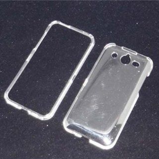 CLEAR TRANSPARENT Plastic Hard Case Cover For Huawei Mercury M886 (Cricket) Cell Phones & Accessories