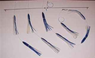 Squid Spreader Bars, by Reel Draggin' Tackle, LLC (Purple/Black Shell Squid)  Fishing Squid Lures  Sports & Outdoors