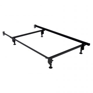 Serta Serta Stabl base Twin size Ultimate Bed Frame With Low profile Glides Brown Size Twin