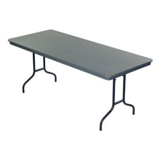 AmTab Manufacturing Corporation Rectangular Folding Table AMTB1070 Size 29 