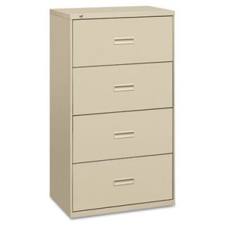 Basyx 400 Series 4 Drawer  File BSX4 Size 36 W, Finish Putty