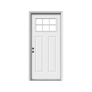ReliaBilt Prehung Inswing Steel Entry Door (Common 36 in x 80 in; Actual 37.5 in x 81.75 in)