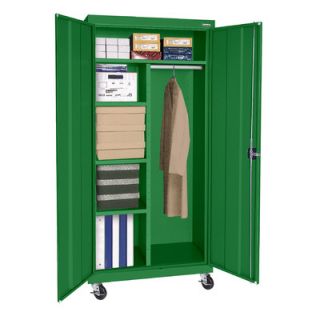 Sandusky Transport 36 Mobile Combination Cabinet TACR362472 Finish Green