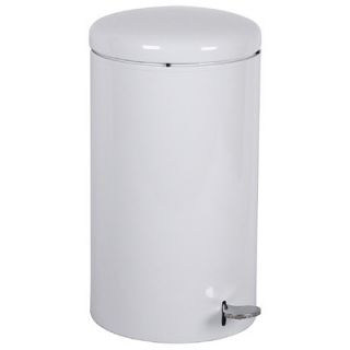 Witt Metal Series 7 Gallon Step On Trash Can with Galvanized Liner 2270WH