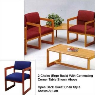 Lesro Classic Two Chairs with Open Back C2121G3