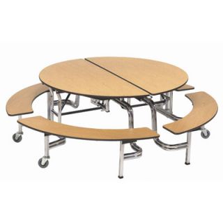 AmTab Manufacturing Corporation Mobile Round Table MBR604