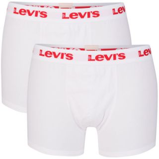 Levis Mens Ethan 2 Pack Boxers   White      Mens Underwear