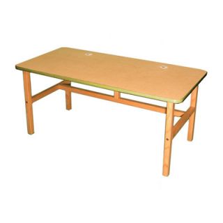Wild Zoo Side By Side Desk SBS nat wz Trim Color Yellow