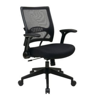 Office Star Air Grid Back Mesh Managers Chair with Flip Arms 67 37N1G5