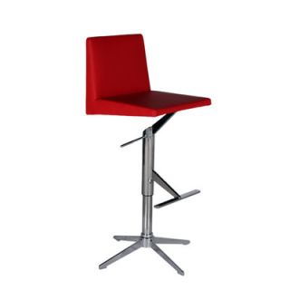 Bellini Modern Living Ethan 32 Adjustable Swivel Bar Stool Ethan BS Color Red