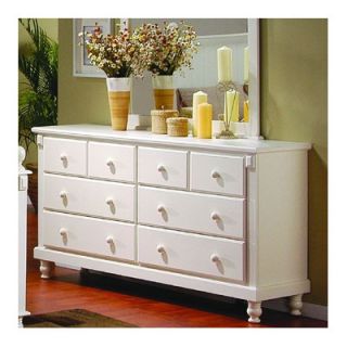 Woodbridge Home Designs 875 Series 6 Drawer Dresser 875W 5/875 5 Finish White