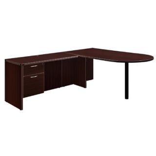 DMi Fairplex Right/Left Bullet L Executive Desk with 2 Drawers 7004 4546