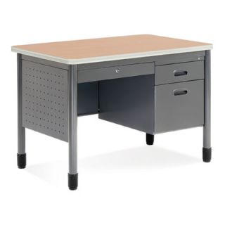OFM Sales Desk with Center Drawer 66242 Finish Maple