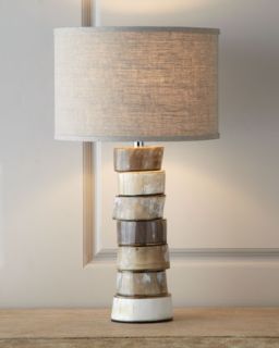 Stacked Horn Table Lamp   Jamie Young