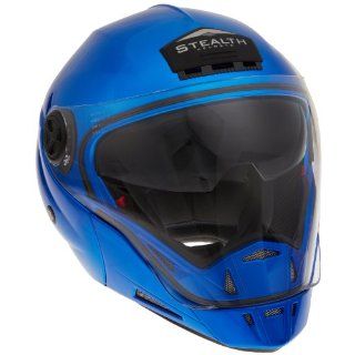 Stealth Phantom Convertible Helmet (Ultra Blue Metallic, X Large) Automotive
