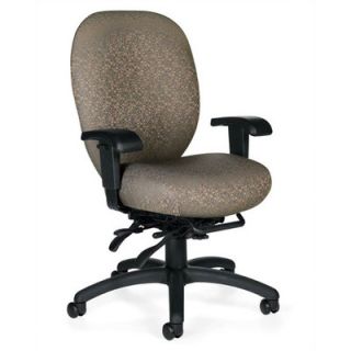Global Total Office High Back Multi Tilter Office Chair with Arms 2780 3 Colo