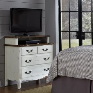 Home Styles French Countryside 4 Drawer Media Chest 5518 041 / 5519 041 Finis