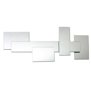 Nexxt FN16672 3 30 by 15 by 2 Inch Miami Series Fully Assembled Multi Level Collage Mirror   Wall Mounted Mirrors