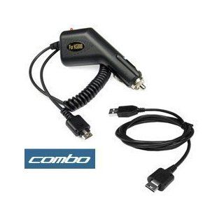 Rapid Car Charger + USB Data Cable for At&t Lg Vu Cu920 GSM Cell Phone Cell Phones & Accessories