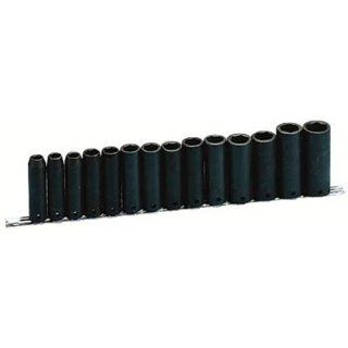 Armstrong 47 897 14 Piece 1/2 Inch Drive 6 Point Metric Deep Impact Socket Set    