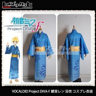 VOCALOID Kagamine Len Project DIVA f high quality yukata cosplay costume for women M size (japan import) Toys & Games
