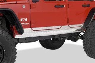 Warrior Products 922 Under Door Side Plate for Jeep JK Unlimited 07 10 Automotive