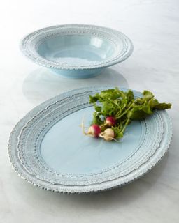 Finezza Blue Oval Platter   Arte Italica