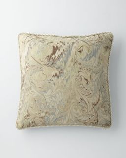 Marbleized Pillow, 22Sq.   Isabella Collection by Kathy Fielder