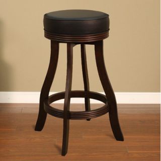 American Heritage 30.5 Swivel Bar Stool with Cushion 106606BLK Finish Sierra