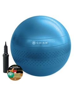 Eco Total Body Balance Ball Kit Includes Pilates & Yoga DVDs by GAIAM
