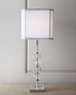 Stacked Crystals Table Lamp