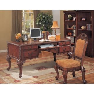 Wildon Home ® Autumn Writing Desk with Keyboard 7180T