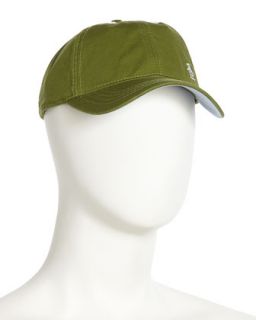Twill Baseball Hat, Green