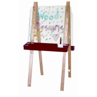 Wood Designs Double Adjustable Easel with Two Side Acrylic board 19025