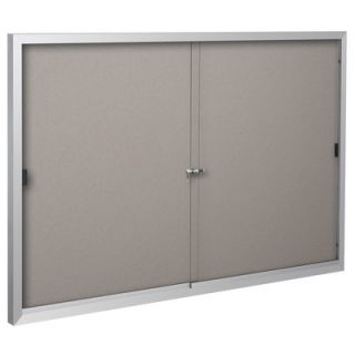 Best Rite Standard Bulletin Board Cabinets   2 Sliding Doors 94XXX Series