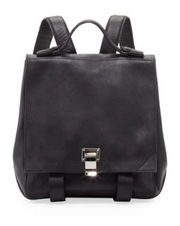 Small Leather Backpack, Black   Proenza Schouler