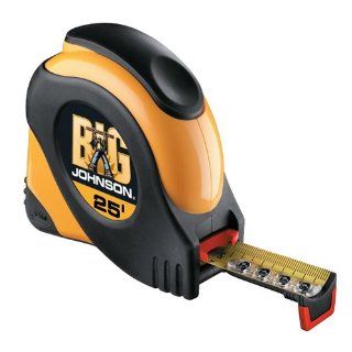 Johnson Level 925 Big Johnson 25 Foot by 1 Inch Measuring Tape   Quickdraw Measuring  
