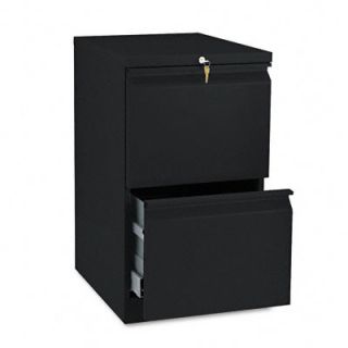 HON Mobile 2 Drawer Efficiencies Pedestal File HON33820RL Finish Black