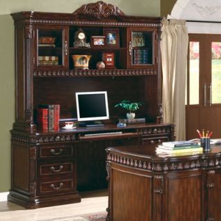 Wildon Home ® Corning Computer Desk with Hutch 800801B /  800801H