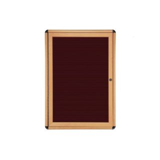Ghent 34 x 24 1 Door Ovation Letterboard GEX1057 Frame Finish Maple, Color