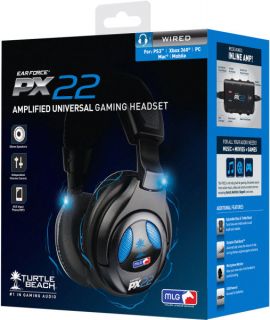PX22 PS3 & Xbox 360 Headset  Black      Games Accessories