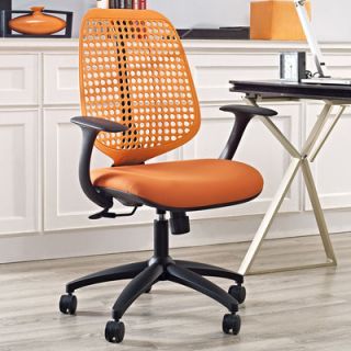 Modway Reverb Mid Back Office Chair with Arms EEI 1174 Color Orange