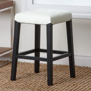 Abbyson Living Majestic Bar Stool with Cushion BYV2708 Color White, Seat Hei