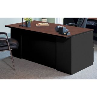 Mayline CSII Rectangular Executive Desk with 2 Pedestals C13x