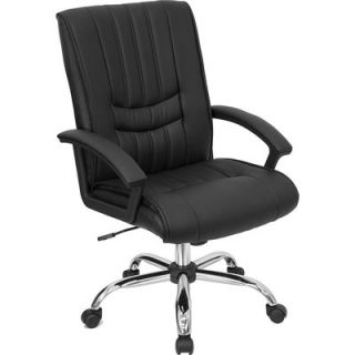 FlashFurniture Mid Back Managers Office Chair BT9076BK / BT9076BRN Leather 