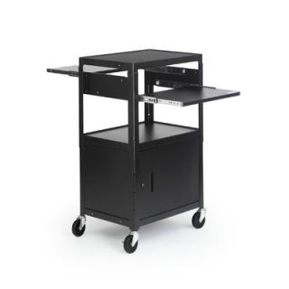 Bretford UL Listed Adjustable Cabinet Cart CA2642 Electric Capability Two Ou